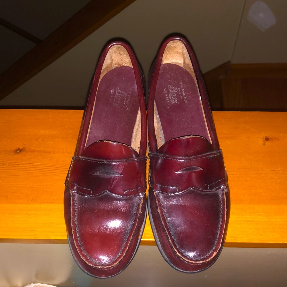 Dark brown Bass loafer